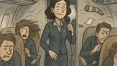 Dowcip: Steward wita po twardym lądowaniu...